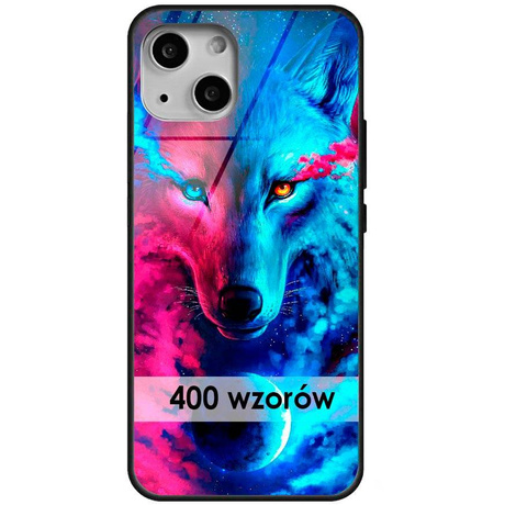 Etui szklane do iPhone 13 wzory CASE + SZKŁO