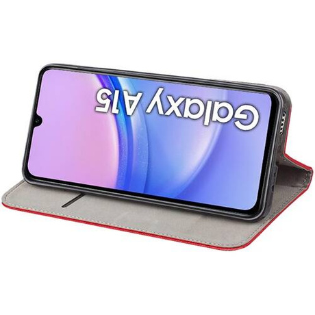 Etui do Samsung Galaxy A15 4G / A15 5G SMART MAGNET CASE + 2X SZKŁO HARTOWANE