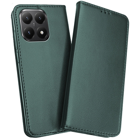 Etui do Xiaomi 15T skórzane magnetyczne z klapką + 2x SZKŁO HARTOWANE