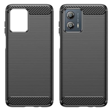 ETUI do MOTOROLA MOTO G53 5G PANCERNE KARBON CASE + SZKŁO 5D