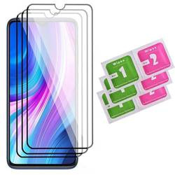 3x SZKŁO HARTOWANE 9D na cały ekran do Xiaomi Redmi Note 8 Pro