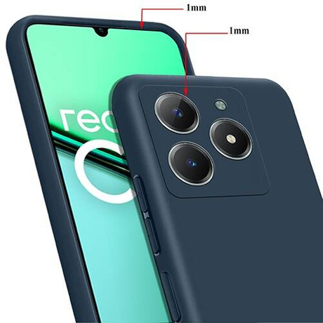 Etui SOFT MATT CASE do Realme Note 60 / C63 / C61 + SZKŁO HARTOWANE