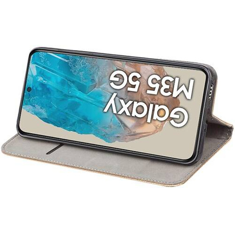 Etui do Samsung Galaxy M35 5G SMART MAGNET CASE + 2X SZKŁO HARTOWANE