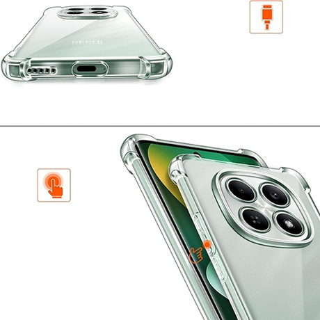 Etui do Xiaomi Redmi Note 15 5G ANTI SHOCK CASE + SZKŁO HARTOWANE 5D