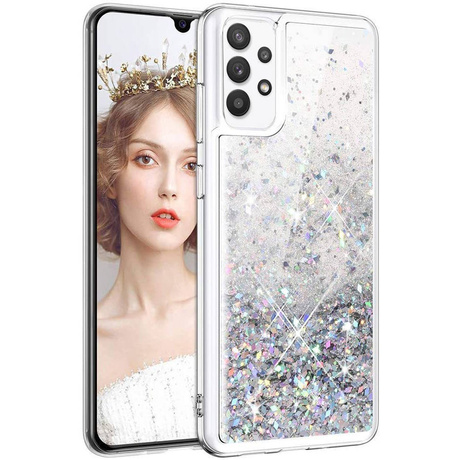 Etui do Samsung Galaxy A32 4G BROKAT LIQUID CASE + SZKŁO HARTOWANE