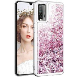 Etui do Xiaomi Redmi 9T BROKAT LIQUID CASE + SZKŁO HARTOWANE