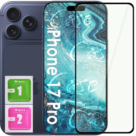 SZKŁO HARTOWANE 5D do iPhone 17 Pro szybka na cały ekran 