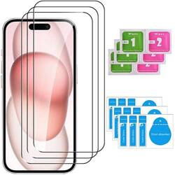 3x SZKŁO HARTOWANE 9H do iPhone 15