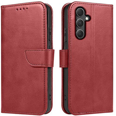 Etui do Samsung Galaxy A35 5G SKÓRZANE SKIN + 2x SZKŁO 9H