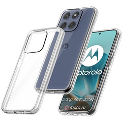 Etui do Motorola Edge 60 Fusion WZMACNIANE 360° CLEAR CASE