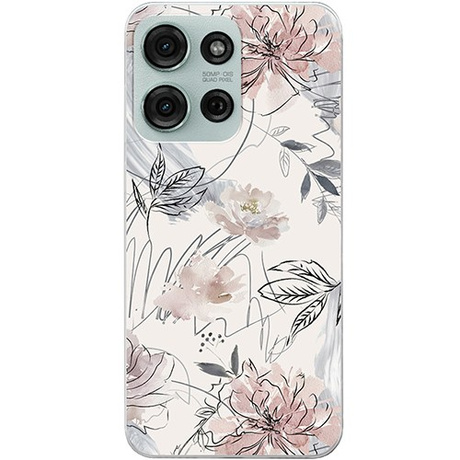 Etui do Motorola Moto G75 5G wzory CASE + SZKŁO