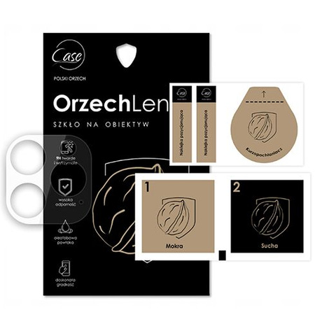 SZKŁO na APARAT obiektyw do iPhone 16 Pro / 16 Pro Max OrzechLens