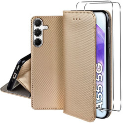 Etui do Samsung Galaxy A55 5G SMART MAGNET CASE + 2X SZKŁO