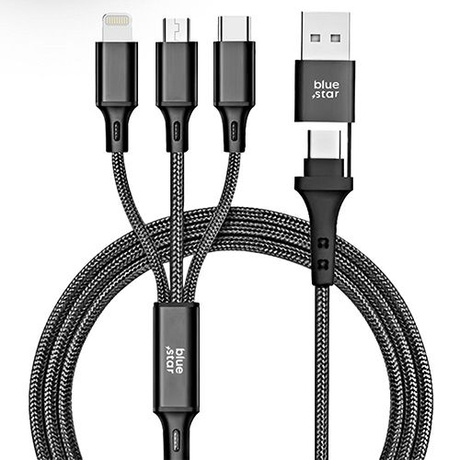 Kabel 4w1 USB-C - USB-C Typ C Lightning micro USB PD do TELEFONU LAPTOPA