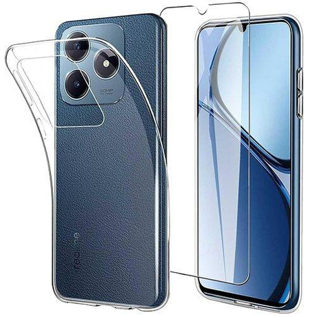 Etui SLIM CASE do Realme Note 60 / C63 / C61 + SZKŁO HARTOWANE