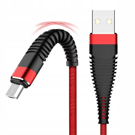 Kabel wzmacniany do MICRO USB QC 3.0 QUICK CHARGE 3,1A