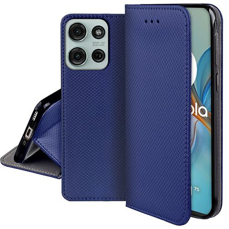 Etui do Motorola Moto G75 5G SMART MAGNET CASE + SZKŁO HARTOWANE