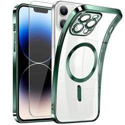 Etui do iPhone 13 Pro Max Silicone do Magsafe  + SZKŁO HARTOWANE