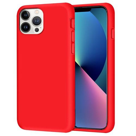 Etui do iPhone 13 Pro SILICONE CASE + SZKŁO HARTOWANE