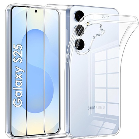 Etui SLIM CASE do Samsung Galaxy S25 5G + 2x SZKŁO HARTOWANE