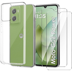 Etui SLIM CASE do Motorola Moto G06 / G06 Power + 2x SZKŁO SZYBKA 9H