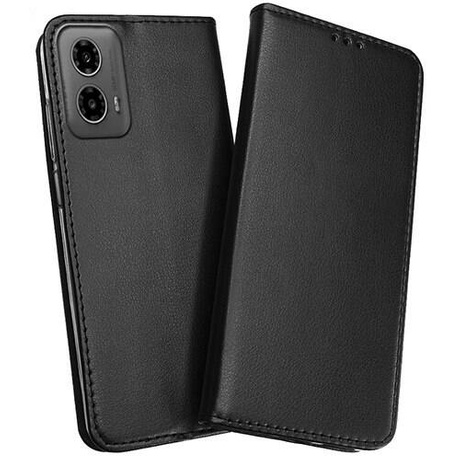 Etui do Motorola Moto G34 5G skórzane magnetyczne z klapką + SZKŁO HARTOWANE