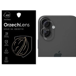 SZKŁO na APARAT obiektyw do iPhone 16 / 16 Plus OrzechLens