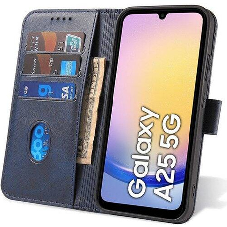 Etui do Samsung Galaxy A15 4G / A15 5G SKÓRZANE SKIN + SZKŁO HARTOWANE