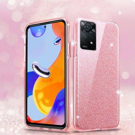 Etui BLING BROKAT CASE do Xiaomi Redmi Note 11 / 11S + SZKŁO HARTOWANE