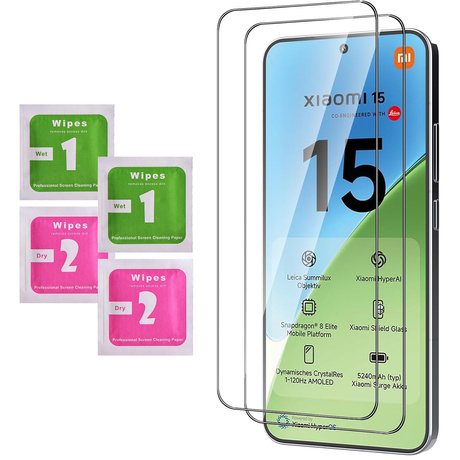 Etui SLIM CASE do Xiaomi 15 5G + 2x SZKŁO HARTOWANE