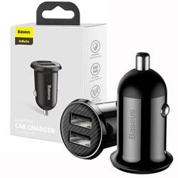 BASEUS ŁADOWARKA SAMOCHODOWA Grain Pro 2x USB 4,8A