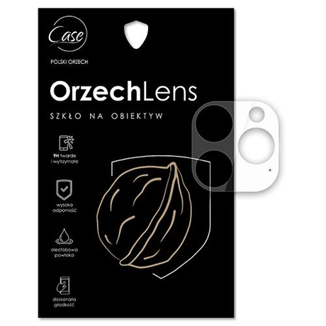 SZKŁO na APARAT obiektyw do iPhone 15 Pro / 15 Pro Max OrzechLens