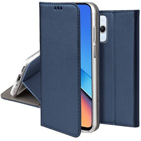 Etui do Xiaomi Redmi 12 4G skórzane magnetyczne z klapką + SZKŁO HARTOWANE