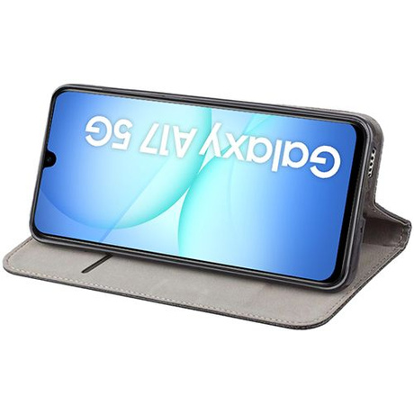 Etui do Samsung Galaxy A17 5G skórzane magnetyczne z klapką + 2x SZKŁO HARTOWANE