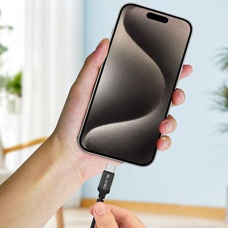 KABEL Blavec USB USB-C TYP C 60W 3A CarPlay Android Auto SZYBKI W OPLOCIE 2M