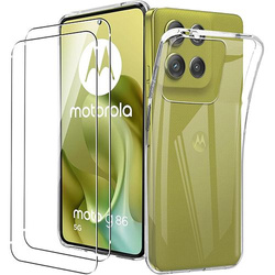 Etui SLIM CASE do Motorola Moto G86 5G / G86 Power 5G + 2x SZKŁO HARTOWANE