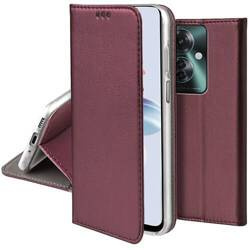 Etui do Oppo Reno 11F 5G skórzane magnetyczne z klapką + SZKŁO HARTOWANE
