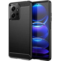 Etui do Xiaomi Redmi Note 12 KARBON CASE pancerne + SZKŁO