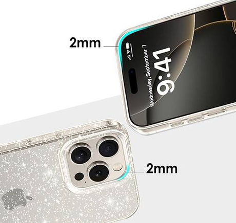 Etui do iPhone 16 Pro BROKAT CASE + 2x SZKŁO SZYBKA 9H