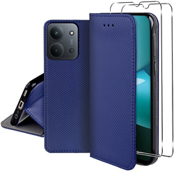 Etui z klapką do Xiaomi Redmi 15C 4G / 5G SMART MAGNET CASE + 2X SZKŁO HARTOWANE