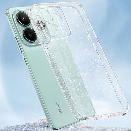 Etui do Xiaomi Redmi Note 14 5G BROKAT CASE + 2x SZKŁO HARTOWANE