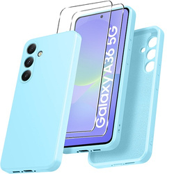 Etui do Samsung Galaxy A36 5G SILICONE CASE + 2x SZKŁO HARTOWANE