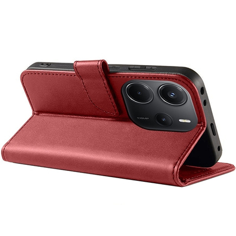 Etui do Xiaomi Redmi Note 14 4G SKÓRZANE SKIN + 2x SZKŁO HARTOWANE 9H