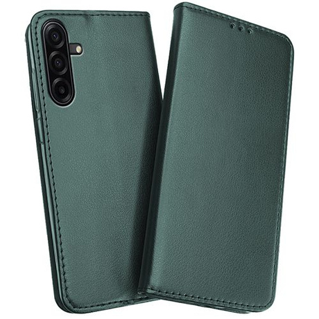 Etui do Samsung Galaxy A17 5G skórzane magnetyczne z klapką + 2x SZKŁO HARTOWANE