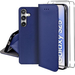 Etui do Samsung Galaxy S25 5G SMART MAGNET CASE + 2X SZKŁO HARTOWANE
