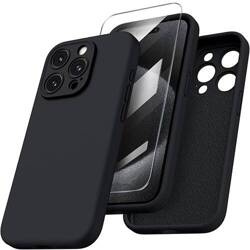 Etui do iPhone 15 Pro Max SILICONE CASE + SZKŁO