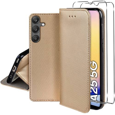 Etui do Samsung Galaxy A25 5G SMART MAGNET CASE + 2X SZKŁO HARTOWANE