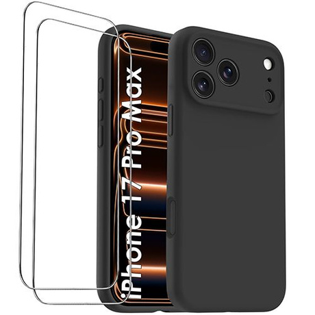 Etui SOFT CASE do iPhone 17 Pro Max + 2x SZKŁO SZYBKA