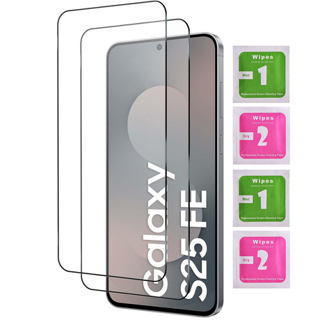 Etui do Samsung Galaxy S25 FE SKÓRZANE SKIN + 2x SZKŁO HARTOWANE 9H