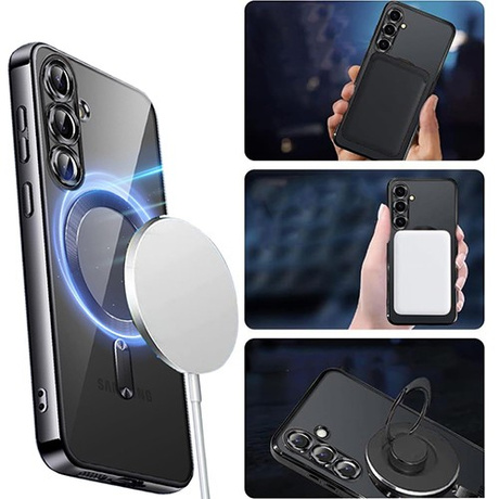Etui do Samsung Galaxy A36 5G Silicone do Magsafe  + 5D SZKŁO HARTOWANE